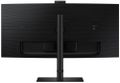 Samsung ViewFinity/S65VC/34"/VA/3440x1440/100Hz/5ms/Black/2R LED monitor, prohnutý, 34", VA, 3440×1440, 21:9, 100Hz, 5ms, 350cd/m2, 3000:1, HDMI, DisplayPort, 2× USB, USB-C, LAN, webkamera,