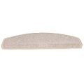 vidaXL Schodové rohože 20 ks 65x24x4 cm taupe polkruhové veľké