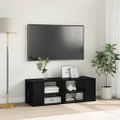 vidaXL Zostava TV skriniek 102 x 35 x 35 cm Čierny dub