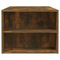 vidaXL Konferenčný stolík dymový dub 102x55x42 cm kompozitné drevo