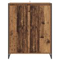 vidaXL Skriňa na topánky Staré drevo 79 x 36 x 100 cm Kompozitné drevo