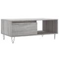 vidaXL Konferenčný stolík sivý dub sonoma 90x50x36,5 spracované drevo