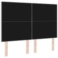 vidaXL LED hlavová doska Svetlosivá 160 cm Zamat