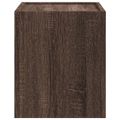 vidaXL Nástenné nočné stolíky 2 ks hnedý dub 45x30x35 cm