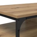 vidaXL Konferenčný stolík Remeselný dub 100 x 50 x 45 cm