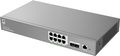 Grandstream GWN7801P Pro L2++ Managed switch, 8 portov, PoE+, 2x2.5G SFP
