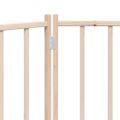 vidaXL Brána pre psa skladacia 2 panely 160 cm masívne jedľové drevo