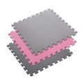 Ochranná puzzle podložka MP10 ružovo-šedá