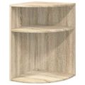 vidaXL Koncový stôl Sonoma dub 39,7 x 39,7 x 60 cm Kompozitné drevo
