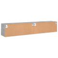 vidaXL TV nástenné skrinky 2 ks betónovo sivé 80x30x30 cm kompoz.drevo