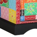 vidaXL Konferenčný stolík Viacfarebný 90x50x40 cm Masívne drevo Mango