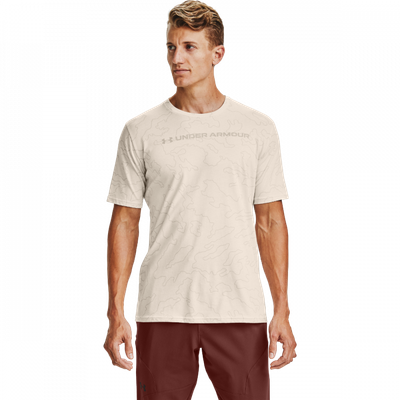 Tričko All Over Wordmark Brown - Under Armour