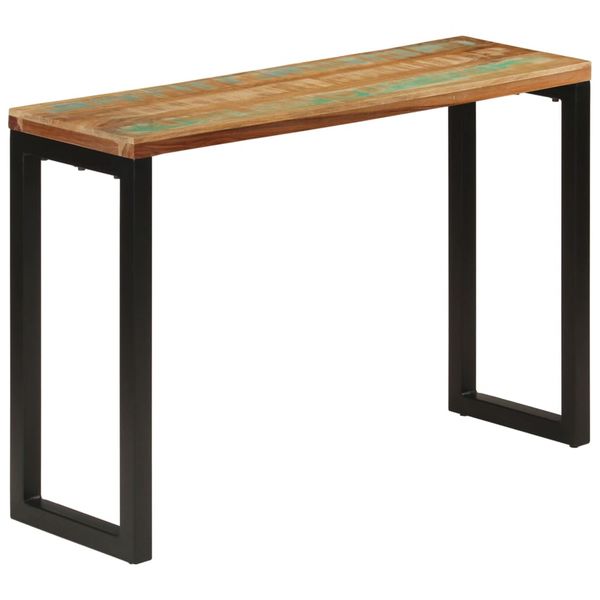 vidaXL Konzolový stolík 110x35x75 cm recyklované drevo