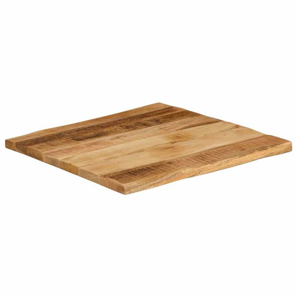 vidaXL Stolová doska živá hrana 40x40x2,5 cm masívny surový mangovník