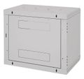 Triton 19' rozvaděč jednodílný 12U/395mm vylamovací otvor pro ventilátor RAL7035 Rozvadec, nástenný, jednodílný, 12U, 395mm, vylamovací otvor pro ventilátor, RAL7035