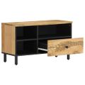 vidaXL TV skrinka 80x33x46 cm, mangový masív