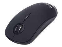 V2 - myš - pravák a ľavák - optická - 3 tlačidlá - bezdrôtová - 2,4 GHz - bezdrôtový prijímač USB - čierna