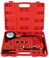 Sada na testovanie tlaku benzínových motorov MECHANIC ENGINE TESTER 20, 0-10bar, 20ks SIXTOL