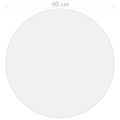 vidaXL Chránič na stôl priehľadný Ø 90 cm 1,6 mm PVC