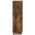 vidaXL Stôl Dymová dub 71.5 x 31.5 x 106.5 cm Kompozitné drevo
