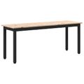 vidaXL lavička Prírodná 110 x 35 x 45 cm Masívne borovicové drevo