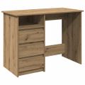 vidaXL Stôl dub artisan 102x50x75 cm kompozitné drevo