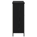 vidaXL Servírovacia skriňa Čierny dub 70 x 30 x 80 cm Kompozitné drevo