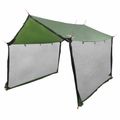 vidaXL Stanový plachty s sieťovými stenami 340 x 260 x 220 cm Zelená