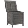 vidaXL Záhradný úložný box antracitový 50x49x56,5 cm jedľový masív