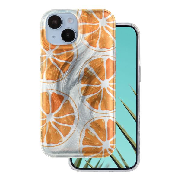 Ultra Trendy Summer puzdro pre iPhone 13 6,1" oranžová