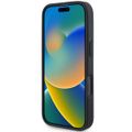 Puzdro Mercedes pre iPhone 16 Pro 6,3" MEHMP16L23RBARK Tvrdé puzdro Textúrovaná a hladká koža MagSafe čierna