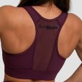 Športová podprsenka Mesh Panel Eggplant - GymBeam, veľkosť XS, veľkosť oblečenia XS
