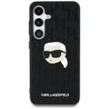 Puzdro Karl Lagerfeld HC PU Monogram K. Head Pin pre Samsung Galaxy S25 čierne