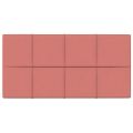 vidaXL Nástenné panely 12 ks ružové 60x30 cm zamat 2,16 m²