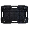 vidaXL Prepravné vozíky 2 ks čierne 58x38x12 cm polypropylén