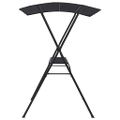 vidaXL Párty barový stôl so strieškou 175x150x207 cm antracitový oceľový
