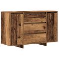 vidaXL Servírovacia skriňa Staré drevo 120 x 41 x 75 cm