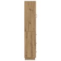 vidaXL Sada skríň 2 ks 33 x 34,5 x 87 cm Kompozitné drevo Dub artisan