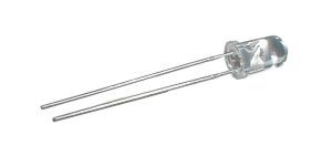 LED  5mm  modrá  3000mcd/20°  číra