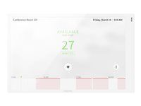 Ovládací panel s dotykovou obrazovkou - 10,1 palca, montáž na stenu - káblové - 10/100 Ethernet - smooth white - vláda - kompatibilné s TAA