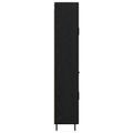 vidaXL Highboard 2 ks Čierny dub 69,5 x 34 x 180 cm Kompozitné drevo
