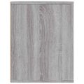 vidaXL Regál na topánky sivý sonoma 75x35x45 cm kompozitné drevo
