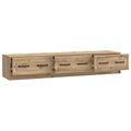 vidaXL TV skrinka 147 x 34,5 x 27 cm Dub artisan Kompozitné drevo
