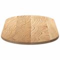vidaXL Stolová doska 100x50x2 cm dubový masív oválny
