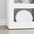 vidaXL Servírovacia skriňa ELST Biela 40 x 35 x 100,5 cm