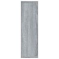 vidaXL Nástenná polica sivý dub sonoma 85x16x52,5 cm spracované drevo