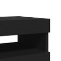 vidaXL TV skrinky s LED svetlami 2 ks čierne 60x35x40 cm