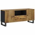 vidaXL TV skrinka 105x33,5x46 cm masívny mangovník a spracované drevo