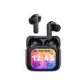 XO Bluetooth slúchadlá X50 TWS LCD čierne ANC + ENC duálny mikrofón