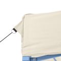 vidaXL Párty stan 280 x 410 x 315 cm Krémová Oxfordská látka